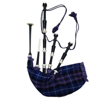 Scottish Kilts SK-SB-116 Full Size Great Highland Bagpipe Rosewood Standard Bore Fully Combed Beaded Pipe Band Performance