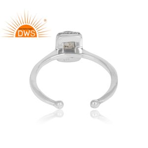 Anillo de Piedra Preciosa de Rutilo Dorado de Moda, Mayorista de Joyería para Chicas, Fabricante de Joyería de Plata 925 Oxidada - Product Image 3