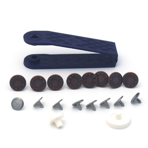 Prym-Accesorios de costura, DISEÑO DE CORONA DE remaches, sin coser, botones Vaqueros, cobre antiguo, 14mm - Product Image 1