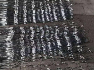 JINZHOU Usine 6.0mm 1800cm Argent Fil Plat Reliure Treillis Tomates Technique Électro Galvanisé - Product Image 4