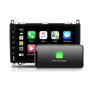 Werkseitige Lieferung 9-Zoll-Funk-Umkehrbild in 2-Din-Autoradio GPS-DVD-Box Auto-DVD-Player für Mercedes BENZ Full Touch