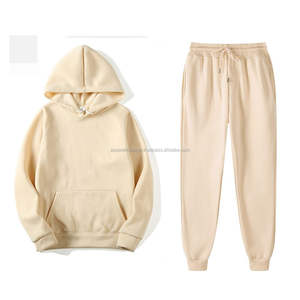 2024 nueva moda de alta calidad 100% algodón polar deporte chándal al por mayor personalizado con logotipo propio bordado para chándal de invierno - Product Image 1