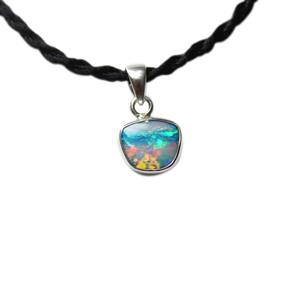 Piedra preciosa de ópalo australiano natural, colgante de plata de ley 925, fabricación hermosa de alta calidad - Product Image 5