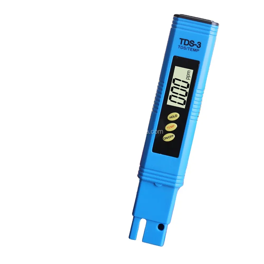 Tds Meter Instrumen Warna Biru Tipe Harga Rendah Tes Bergaris untuk Elektrolisis Pengujian Air dengan Merek Produsen