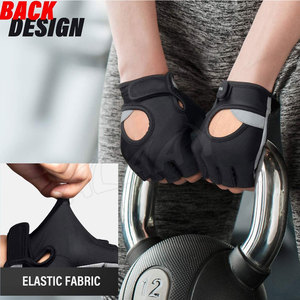 Guantes de levantamiento de pesas con logotipo personalizado, guantes deportivos de gimnasio para levantamiento de pesas - Product Image 4