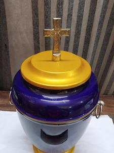 IRON CROSS URNE DE CRÉMATION/URNE FUNÉRAIRE FOURNITURES FUNÉRAIRES Par Brassworld Inde - Product Image 3