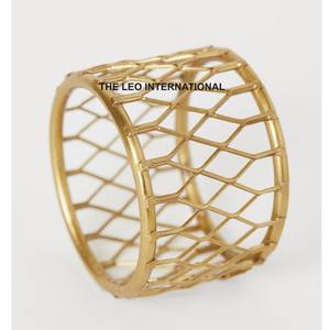 Anillo para Servilletas de la Mejor Calidad con Acabado Dorado y Forma Redonda, Ideal para Decoración del Hogar, Hoteles, Restaurantes y Fiestas - Product Image 5