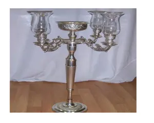 Candelabro, candelabro de boda, pieza de centro, candelabro decorativo con tazón