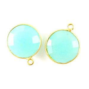 925หินควอตซ์จี้เงินสเตอร์ลิงทำด้วยมือมีห่วงเดียวพลอยนิลชุบทองเครื่องประดับสำหรับเป็นของขวัญ - Product Image 1