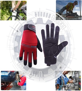 Guantes mecánicos de agarre cómodos y transpirables, ajustables, con logotipo personalizado/diseño impreso - Product Image 6