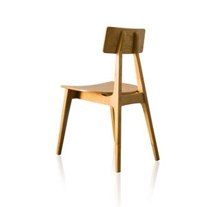 Sillas de comedor de madera maciza de diseño escandinavo moderno para el hogar, oficina, muebles traseros cuadrados para comedor, restaurantes, sala de estar - Product Image 4