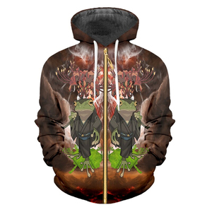 Sudadera con capucha y cremallera para hombre, con estampado 3D completo de rana y sapo por sublimación, estilo Hip Hop y Streetwear, ropa para dropshipping 2026 - Product Image 5