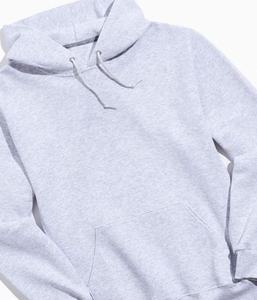 Haute Qualité Personnalisable Hommes Pull À Capuche Respirant Blanc Tricoté Polaire Solide Impression Motif Hiver OEM Anti-Rides - Product Image 5