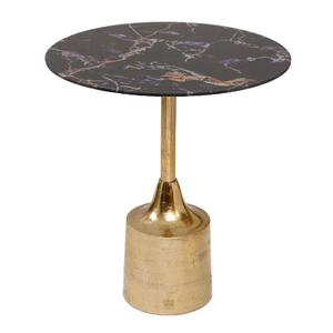 Mesa auxiliar de metal y vidrio para decoración del hogar y mesa de centro - Product Image 5