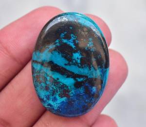 100% Natural Mix Shape Azurite Loose Cabochon Wholesale Price Of Azurite Lot Natural A1 Quality Crisocola - Product Image 3