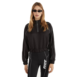 Trajes de entrenamiento de Yoga para mujer, con brillo reflectante de 3M, de manga larga, Color negro, trajes reflectantes de Yoga para niña - Product Image 1