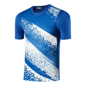 De alta calidad de secado rápido 100% de poliéster Color sólido para hombres en blanco fábrica liso Fitness Casual T camisas - Product Image 2