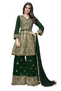 เสื้อผ้าไหม salwar kameea จากนักออกแบบล่าสุด - Product Image 5