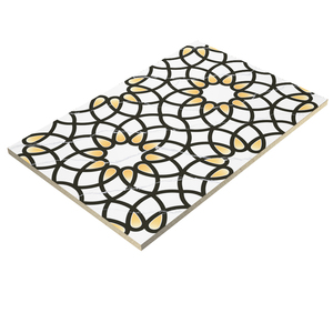 Carrelage céramique 300x450 mm finition brillante pour intérieur d'appartement, design noir miracle, carreaux céramiques indiens, prix abordable - Product Image 2