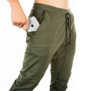 Pantalones de chándal de entrenamiento para hombre, ropa deportiva personalizada, ajustada, de algodón, para gimnasio - Product Image 3