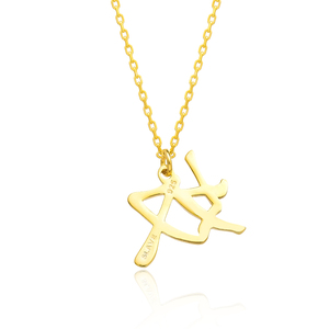 Japanese Master Kanji Symbol Design Wholesale Handmade 925 <b>Silver</b> <b>Sterling</b> Fashion and Elegant <b>Necklace</b> - Product Image 2