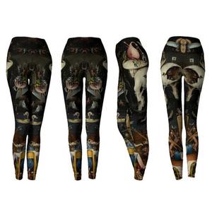 Wholesale Custom Mid-Waisted Breathable Gym Fitness <b>Leggings</b> for Women XL Size Sporty Casual <b>Sexy</b> Tight Yoga Pants with Pocket - Product Image 1