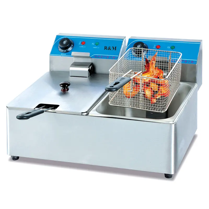 Fritadeira commerciale friteuse freidora electrica de papas mini patate patatine fritte friggitrici elettriche friggitrice 6l