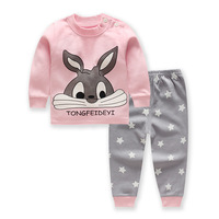Pyjamas décontractés pour bébés garçons à manches longues en tissu éponge 100 % coton respirant, motif dessin animé, grandes tailles pour enfants, prêts à être expédiés, OEM