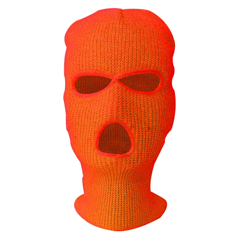 Balaclava de acrílico unissex, à prova de vento, para inverno, manter aquecimento, máscaras de esqui, gorro