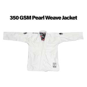 El Pakistán blanco perla tejido de alta calidad bjj gi uniforme brasileño jiu jitsu gi - Product Image 3