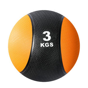 Bola de Medicina de goma sólida de doble Color, personalizada, ejercicio central, Bola de peso, equilibrio, medicina - Product Image 1