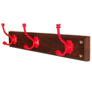 New Arrival Red and Brown Color Wall Rack Hook Home Hotel Room Decorative Wall Decoration Looking Home Decorative Wall Hook - Product Image 1