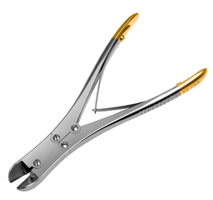 Instrumentos médicos quirúrgicos, cortador ortopédico de alambre de carburo de tungsteno, doble acción, 18cm, acero inoxidable, CE ISO - Product Image 2