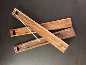 SHEERI HANDICRAFTS Porte-encens en bois sur mesure, fabriqué en Inde, écologique, artisanal, pour bâtonnets d'encens, modèle - Product Image 3