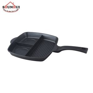 3 in 1 Nonstick Multi <strong>Grill</strong> <strong>Pan</strong> Cast Aluminum 28cm Multi Section Divided Frying <strong>Pan</strong> - Product Image 2