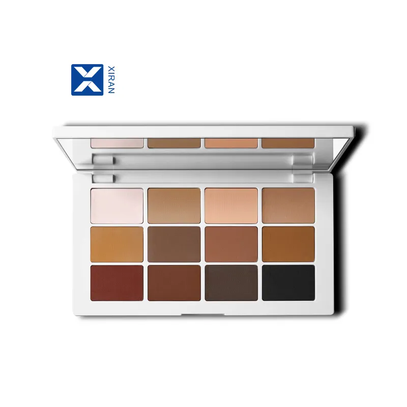 Private Label Matte Makeup 12 Color Eyeshadow Vegan Waterproof Palette Eyeshadow Private Label Custom