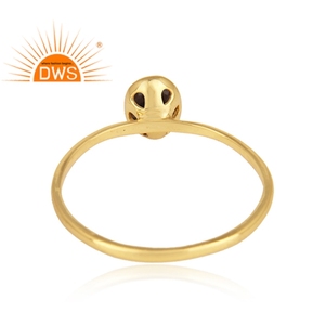 Smoky <b>Quartz</b> Gemstone <b>Ring</b> Jewelry 18k Gold Plated 925 Silver Women's <b>Rings</b> Jewelry Manufacturer - Product Image 3
