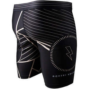 Noir Short De Compression Toutes Saisons Tudo Base Courte couche MMA Short De Compression - Product Image 6
