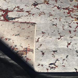 Alfombra de lana impresa moderna persa hecha a mano de lujo de alta calidad, alfombras de diseño personalizado para el hogar, sala de estar decorativa, espacio de oración - Product Image 6