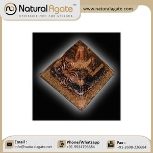 Thiết kế tùy chỉnh tốt nhất của kim tự tháp đá orgone với thiết kế đồng mua từ người bán sỉ Ấn Độ - Product Image 4