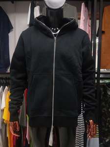 Full Face Zip Hoodies Tops Full Zip Up Hoodie 2021 Custom LOGO <b>White</b> <b>Men</b> Zipper Hoody <b>Sweatshirt</b> Fashion Casual Hip Hop Sports - Product Image 5