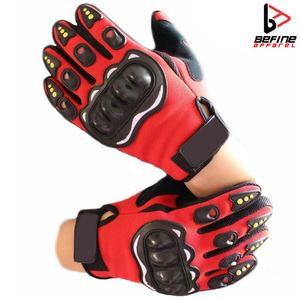 ถุงมือหนังมอเตอร์ไซค์แบบเต็มนิ้วอุปกรณ์ป้องกันมือพิมพ์สกรีน2024ออกแบบได้ตามต้องการสำหรับกีฬาและขี่จักรยาน - Product Image 4