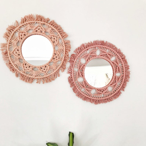 High QualityHome Decor Macrame <b>Mirror</b> - Product Image 1