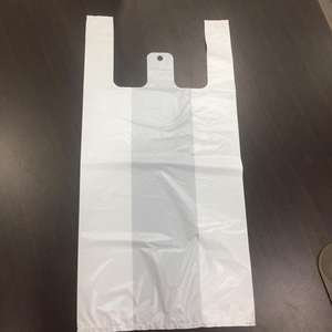 <b>White</b> Plain Hdpe T Shirt <b>Bag</b> From Manufacturing Companies Vietnam Accept Customized Logo Customized Color Customized Thickness - Product Image 1