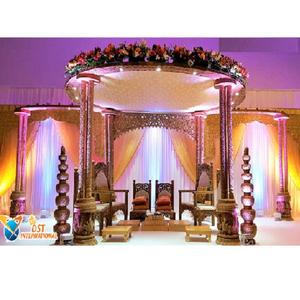 Mandaps de mariage en bois modernes et traditionnels, mandaps de mariage en bois de qualité à prix abordable, mandaps de cérémonie de mariage tamoul, Newyork - Product Image 1