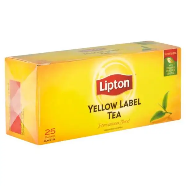 लिप्टन पीला लेबल अंतरराष्ट्रीय मिश्रण काली चाय