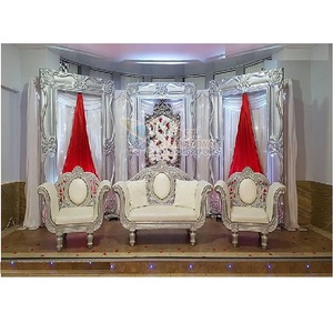 Stylish Silver Polish FRP <b>Frame</b> for <b>Wedding</b> Medallion Top <b>Wedding</b> Stage Backdrop <b>Frames</b> <b>Wedding</b> Stage Frp Carved <b>Frames</b> USA - Product Image 1
