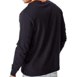 Camiseta de manga larga informal de algodón puro, estilo nuevo, hecha a medida por OEM para hombre, según el deseo y las necesidades del cliente. - Product Image 3