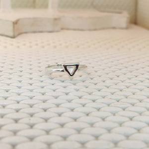 Anillos de compromiso informales y de Plata de Ley 925 para mujer, ajuste de bisel de boda con incrustaciones, ajuste de bisel de boda con incrustaciones - Product Image 2