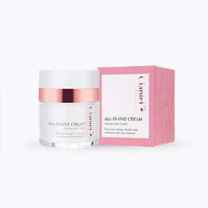 Crema Todo en Uno Clapie Antiedad, Mejora la Elasticidad, Hidratante, Blanqueadora, Cuidado Facial, 50g, con Bomba Dosificadora, para Mujeres, Todo Tipo de Piel - Product Image 1